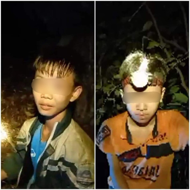 Thái Nguyên: Giải cứu thành công hai học sinh bị mắc kẹt trên núi - Ảnh 2.