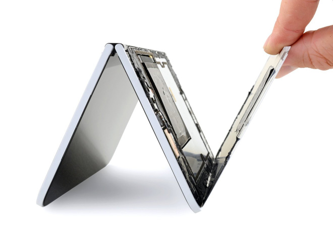 Surface Duo chỉ có hai bộ phận dễ sửa chữa: màn hình và mặt lưng - Ảnh 3.