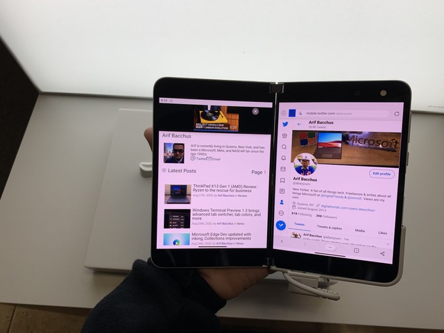 Chùm ảnh thực tế chiếc smartphone 2 màn hình Surface Duo của Microsoft - 11