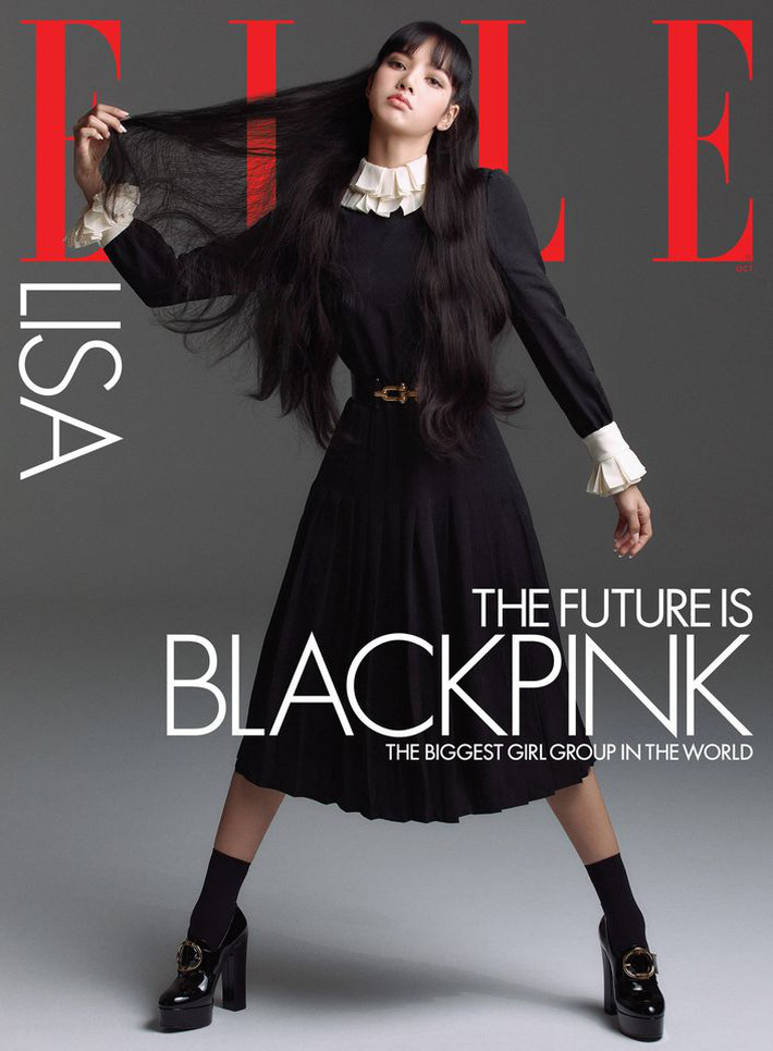 BLACKPINK lên hẳn bìa Elle Mỹ: Ngất lịm với kiểu tóc già đanhcủa Jennie, Rosé xuất thần, Jisoo - Lisa vẫn một màu - Ảnh 4.