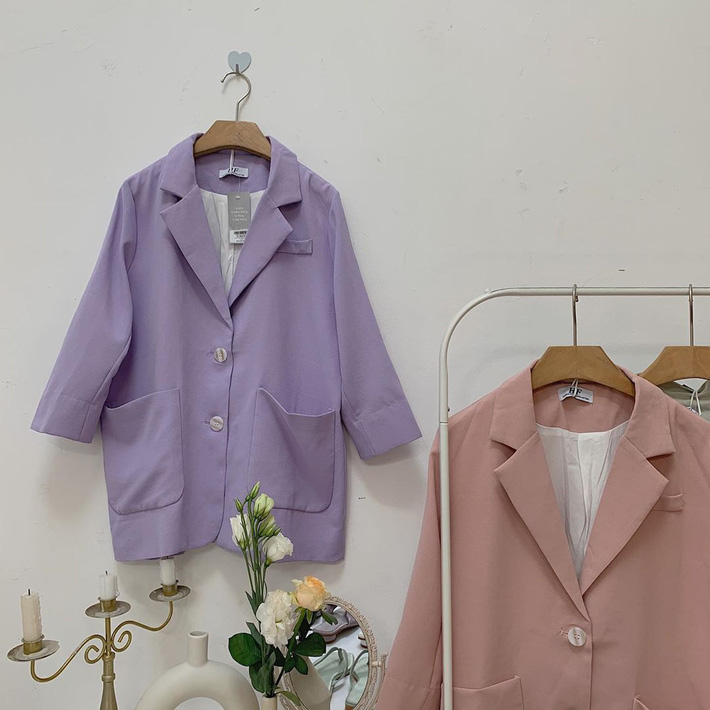Mê hoặc loạt mỹ nhân Cbiz lúc này là blazer màu tím lilac, sắm theo là được khen ăn mặc có gu - Ảnh 12.