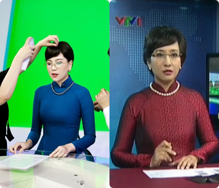 Mai Ngọc tái hiện hình ảnh những nữ MC Thời của đài VTV suốt 50 năm: Ngay cả nữ MC đầu tiên, nay đã 72 tuổi cũng được tái xuất trên sóng truyền hình - Ảnh 4.