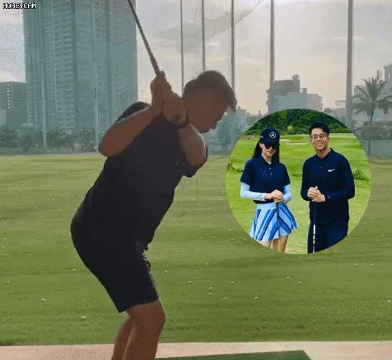 Hương Giang lần đầu khoe clip đánh golf có cả bạn trai Matt Liu lên mạng xã hội - Ảnh 5.