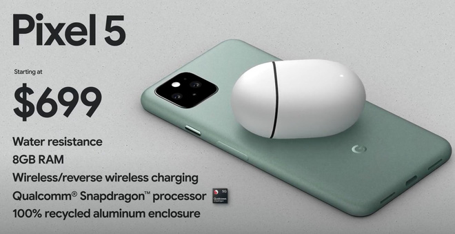Pixel 5 ra mắt: Snapdragon 765G, camera kép, có kháng nước IP68, giá từ 699 USD - Ảnh 7.