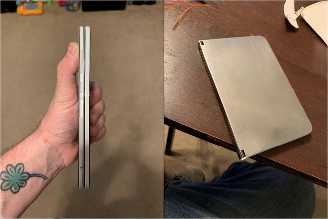 Một người dùng vừa thử thay thế mặt lưng kính của Surface Duo bằng một tấm nhôm nguyên khối và kết quả cực kỳ thú vị - Ảnh 4.