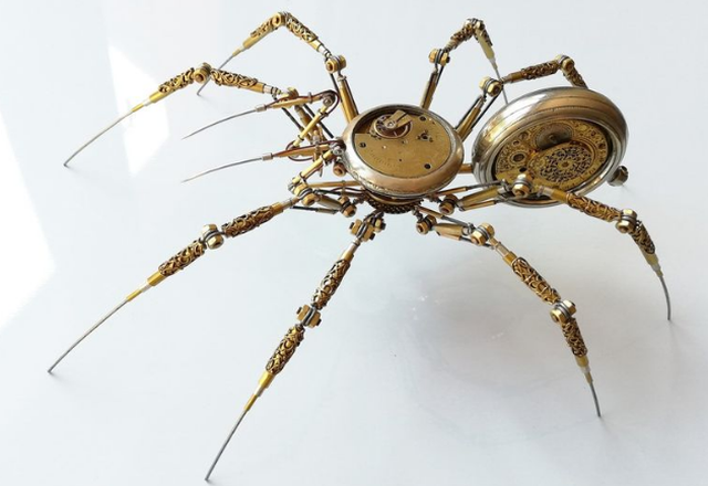 Nghệ sĩ bậc thầy làm nhện từ các linh kiện cơ khí - 3