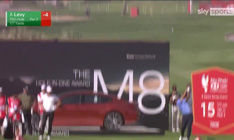 Alexander Levy ghi hole-in-one hố 15 par4, dài 177 yard vòng ba HSBC Championship