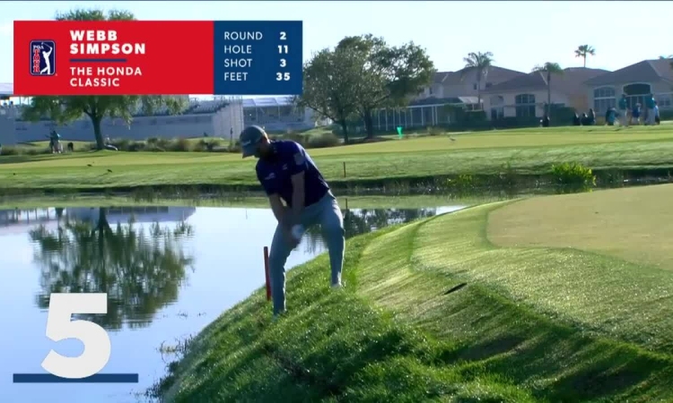 Top 5 cú đánh ở giải Honda Classic 2019