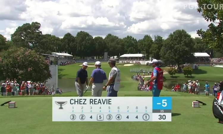 Hole-in-one mang về eagle cho Reavie ở vòng hai Tour Championship