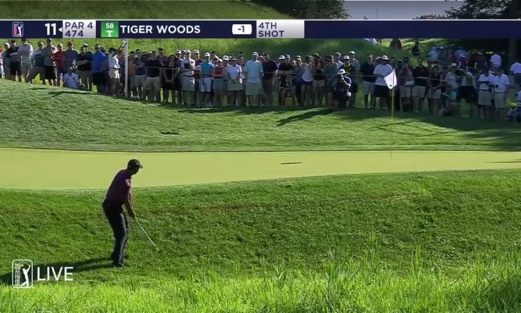 Màn trình diễn của Tiger Woods ở vòng hai Quicken Loans National